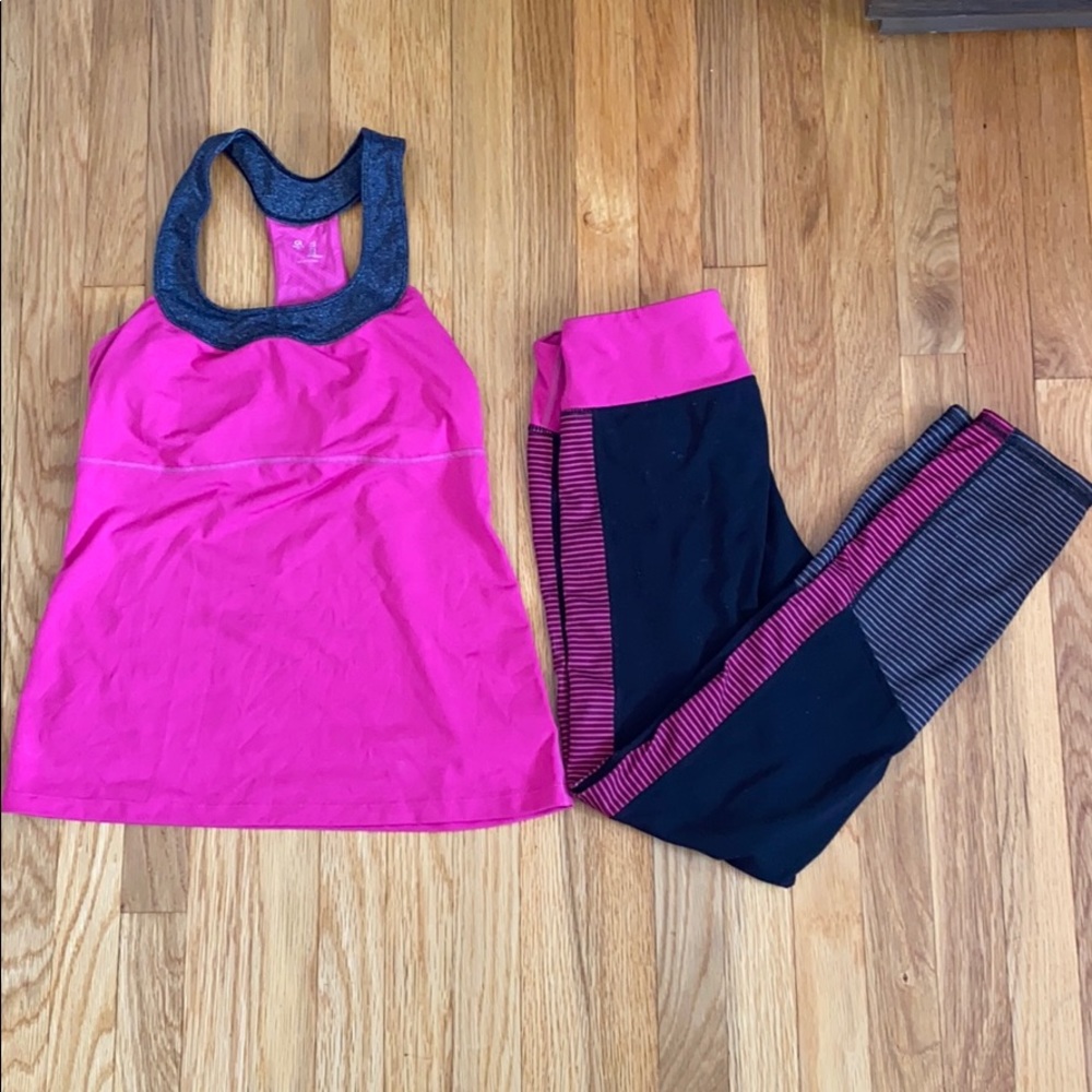 Gap Sport Workout Set - Hot pink - Size Small